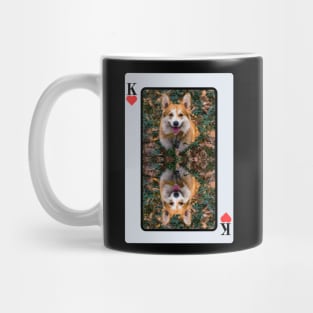 Corgi King Of Hearts Mug